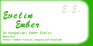evelin ember business card